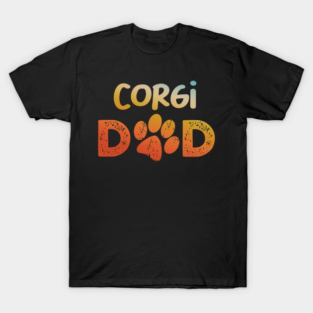 Corgi Dad T-Shirt by MetropawlitanDesigns